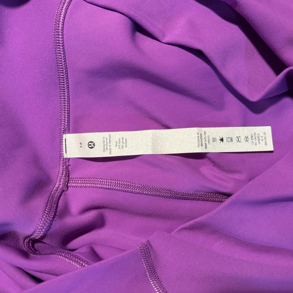 Lululemon Align High-Rise Pant size 14 Moonlit Magenta - Picture 4 of 6